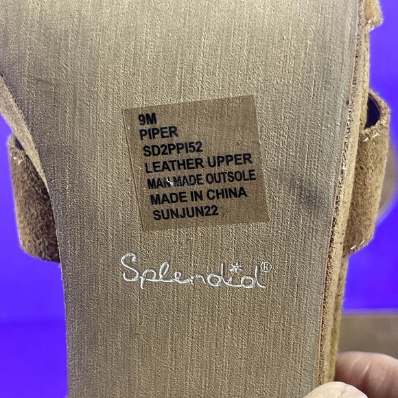 Splendid Women's Brown Suede Platform Piper Sandals Shoe Size 9-NEW - Picture 10 of 10